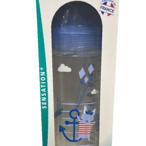 Dodie Biberon Anti-Colique Sensation+ Tétine Plate 330ml – Débit Rapide +6 Mois